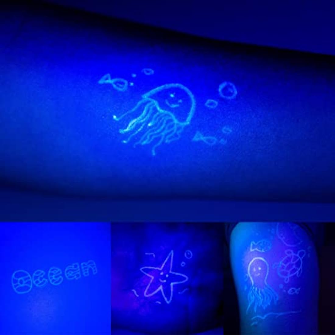 BONNYCO Invisible Ink Pen and Notebook, Pack 32 Sea Animals Ocean Party Bags Fillers, Pinata Toys | Birthday Decorations | Stocking Fillers for Kids Birthday | School Prizes, Gifts for Children