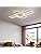ASDMD LED Ceiling Light, 45W Modern Dimmable Ceiling Lighting, Square Ceiling Lamp with Remote Control for Living Room Dining Room Bedroom, 2700-6500K Close to Ceiling Light Fixture (White, 80CM)