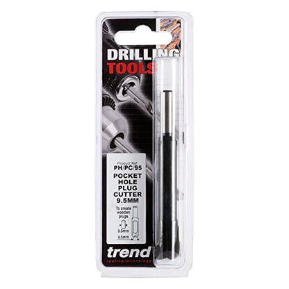 Trend Pocket Hole Plug Cutter Drill Bit for Cutting 95mm Pocket Hole Plugs, PH/PC/95