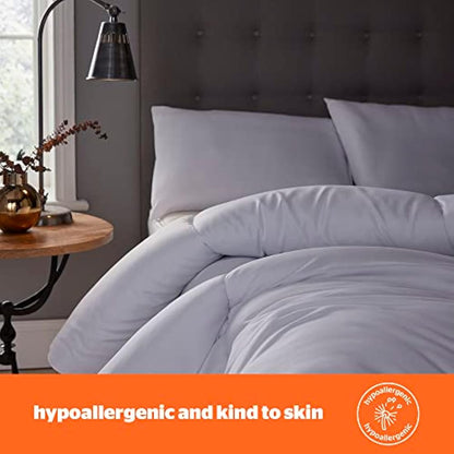 Silentnight Warm & Cosy King Size 15 Tog Winter Duvet – Extra Warm Thick Heavyweight Cosy Winter Quilt Duvet Ideal for Cold Nights – Hypoallergenic and Machine Washable - King Size - 225x220cm