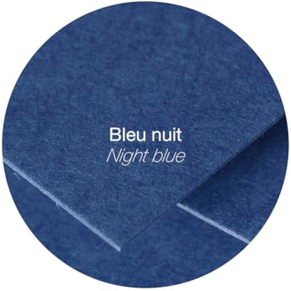Clairefontaine - Ref 5642C - Pollen Envelopes (Pack of 20) - C5 Sized, 120gsm Paper, Gummed Seal, Inkjet & Laser Printer Compatible, Acid Free - Night Blue