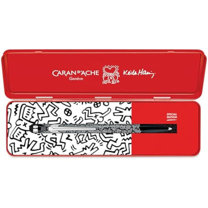 Caran D' Ache Keith Haring Ballpoint Pen - Special Edition - Black