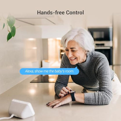 EZVIZ 2K Indoor Wifi Camera No Monthly Fee, 512GB Supports, Starlight Colour Night Vision, Human Detection, 360°, Auto Tracking, Two Way Talk, Privacy Mode, Google Control, C6c 3MP