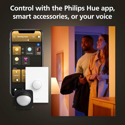 Philips Hue Lightguide G125 Large Globe Smart Bulb, White and Color Light, Bluetooth Compatible, Voice Control with Alexa, Apple Home & Google Assistant