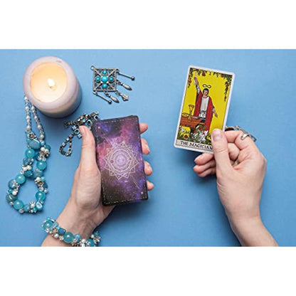 IXIGER Tarot Cards and Book for Beginners Set,Tarot Cards with 165Page Guide Book,Tarot Cards Deck,78 Pcs Classic Tarot Cards Deck for Beginners and Experts Readers with Black Velvet Pouch Bag