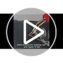 150W Plastic Welder, 2 in 1 Plastic Welding Kit, Hot Stapler Kit, 800PCS Hot Staples & 2PCS Welding Plastic Welding Rods, Plastic Repair Kit, Plastic Welder Gun for Car Bumper Plastic Crack Repair