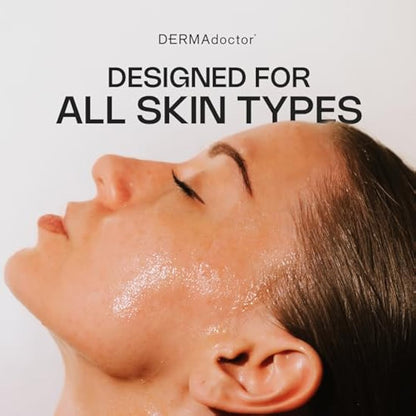 DERMAdoctor Kakadu C Brightening Daily Cleanser – 3-in-1 Vitamin C Face Wash, Toner & Makeup Remover for Dull, Uneven Skin – Soap-Free Hydrating Gel – 210 Millilitres (DR-KCDC7)