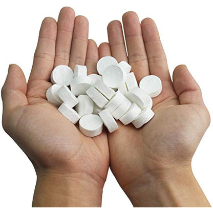 GLOYY Soft Compressed Towels Biodegradable Mini Coin Tissues Includes FREE Carrying Dispenser, Portable for Home Beauty Backpacking Camping Outdoor Accessories(500 Count) (8.8”x9.5”)