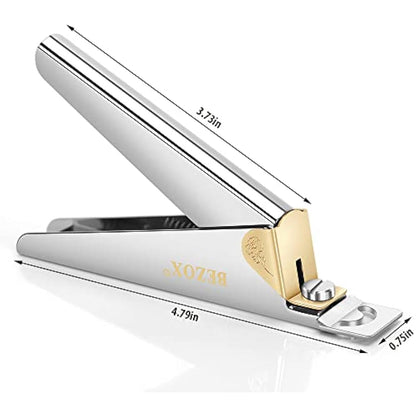 BEZOX Nail Clippers Professional Acrylic False Nail Clippers for Acrylic Nails, Sliver Nail Tip Cutter Nail Manicure Tool for Salon Home Nail Art