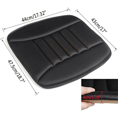 Tsumbay Seat Cushion, Car Seat Cushion Memory Foam Cushion Soft Driver Seat Pad, Non Slip Car Seat Protector Comfort Universal for Home Car Office Chair Use - 1Pack