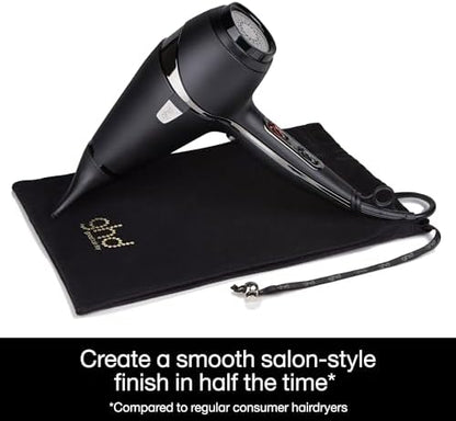 ghd Air Hair Dryer - Salon-Finish, 2X Faster Dying, Reduced Frizz - for All Hair Types (UK Plug)