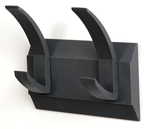Acorn Linear Hat and Coat Wall Rack with Conclealed Fixings 8 Hooks Graphite Ref 319883