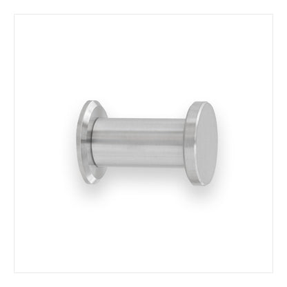 EVI Herrajes Bathroom Hanger | Stainless Steel Wall Hanger | Matte Finish | For Hanging Clothes, Coats or Towels| Towel Rack with Invisible Screw