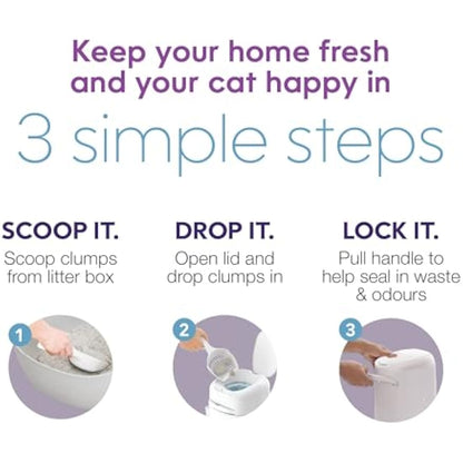 LitterLocker by Litter Genie, The ORIGINAL, cat litter disposal system, No more daily trips to the trash