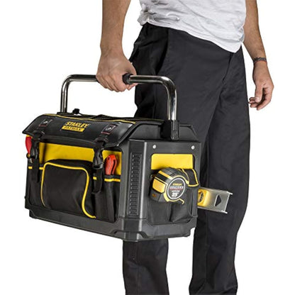 STANLEY Denier Tool Bag Tote, Multi-Pockets Storage Organiser for Tools and Small Parts, 20 inch, 1-79-213