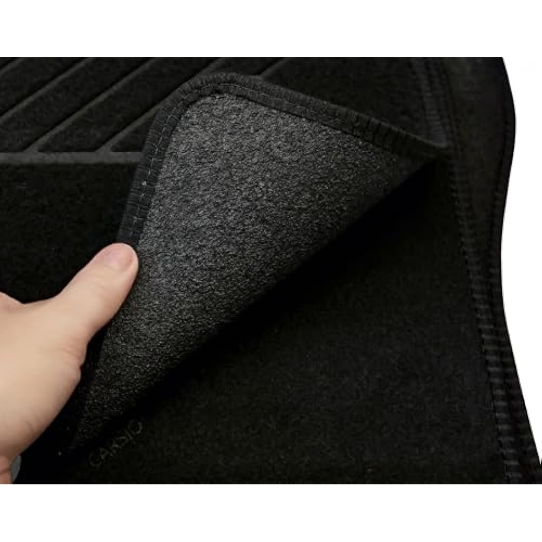 Carsio Carpet Car Mats For Kia Picanto 2017+ Onwards Tailored Fit Floor Mat Set Complete Accessory Black Custom Fitted - All Weather, Anti-Slip Backing & Black Trim