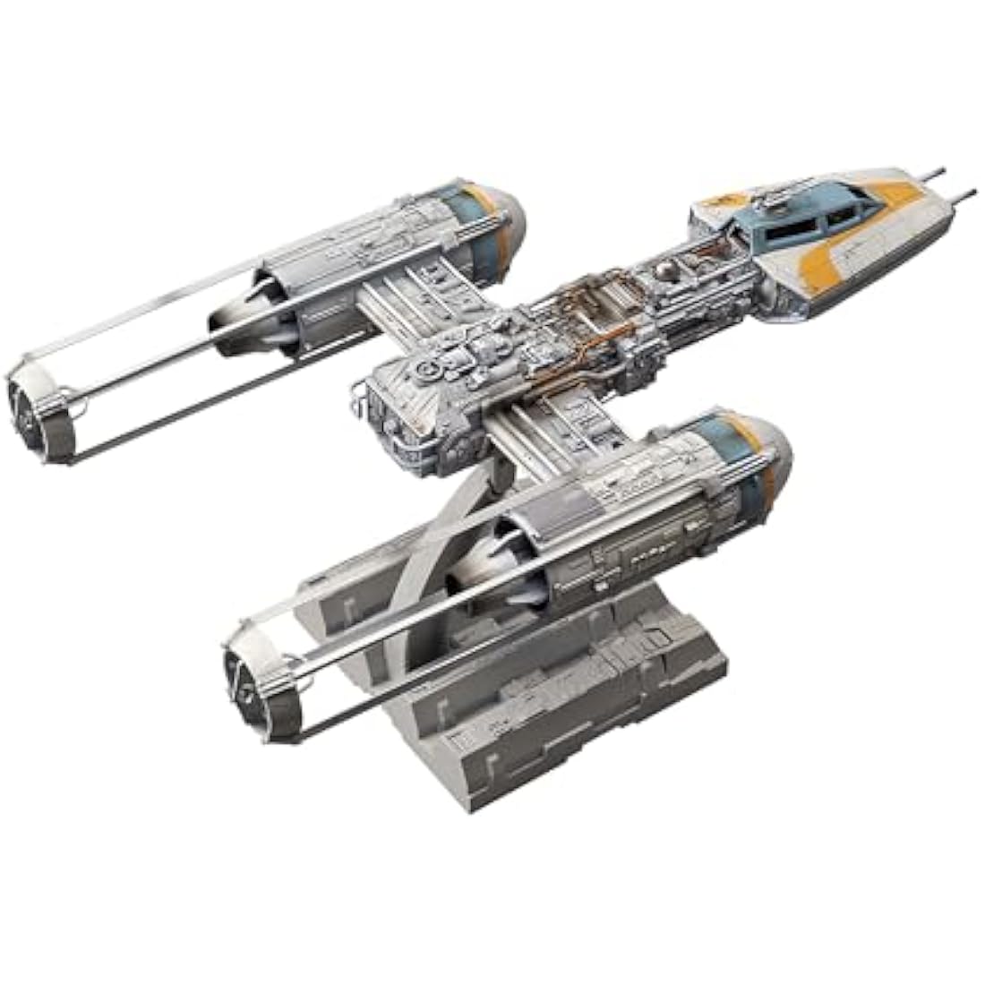 Revell 01209 Y-Wing Starfighter Bandai (Click System) 1:72 Scale Unbuilt/Pre-coloured/Click-Together (Non-Glue) Plastic Model Kit