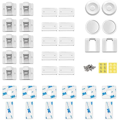 Dokon Child Safety Magnetic Cupboard Locks (10 + 2 Keys), No Tools Or Screws Needed, Baby for Cabinets and Drawers