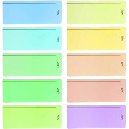 SB Education 10 x Dyslexia Reading Strips with Coloured Overlays. Reading Tracking Rulers for Dyslexia Irlens, ADHD and Visual Stress