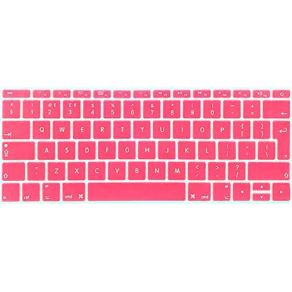 FINDING CASE EU/UK Apple keyboard skin cover Compatible MacBook Pro 13 Inch A1708 2017/2016 Release (No Touch Bar) & New MacBook 12 Inch A1534-Adhesive Premium Ultra Thin Keyboard Cover (Baby pink)