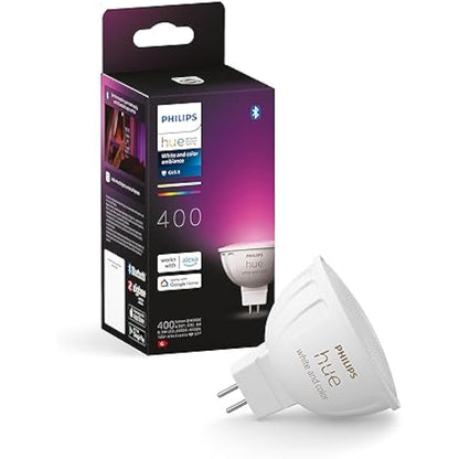 Philips Hue LED Smart Light spot - White and Coloured Light - 1 Pack - MR16