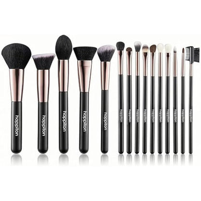 Professional Makeup Brushes Set 17PCS Beauty Tool Kits for Eye Face Foundation Blender Concealer Makeup Brush With Rotating Turnable Holder