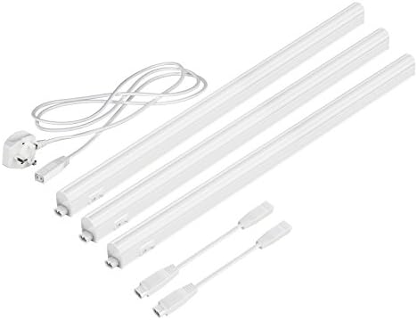 Parlat LED Under-Cabinet luminaires Rigel, 57.3cm Each, 880lm Each, White, Set of 3, BS