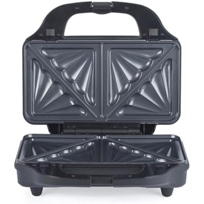 Salter Sandwich Toaster – Non-Stick, Deep Fill Toastie Maker, Cook 2 Toasted Sandwiches Together, 4 Slice Grill Press, Automatic Temperature Control, Cool Touch Handle, Easy Clean, 900W, EK2017