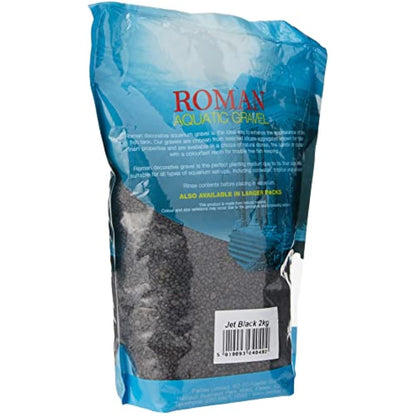 Pettex Roman Gravel Aquatic Roman Gravel 2 Kg Jet Black