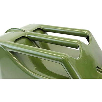 Streetwize - 20L Metal Jerry Can, Green - Fuel Storage, Petrol Can, Diesel Can, Water Storage Container (SWJC20)