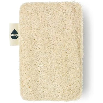 Seep Eco Sponges Washing Up - 12 Pack Multipack Compostable Kitchen Sponge - Cleaning Sponges Made Using Loofah - Sponge Scourer