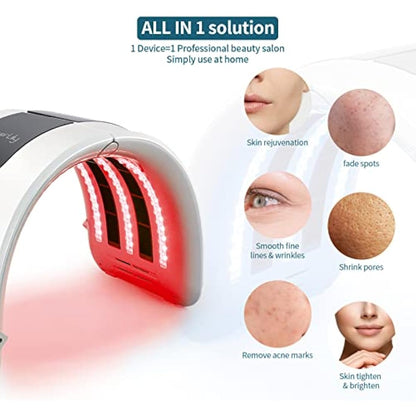 7 Colors Led face Mask,Red Light Therapy Lamp,PDT Machine, Skin Care Light Mask For Face Body SPA,Anti-Anging,Rejuvenation,Firming,Smooth Wrinkle,Skin Brighten,Home Use,Beauty Salon Device