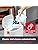 Sensio Home 5 Litre Waterproof Motion Sensor Trash Can Dust Bin with Auto Lid, Automatic Garbage Bin for Bedroom Kitchen Bathroom Living Room Office, White with Grey coloured Trim