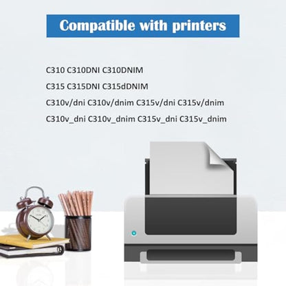 ASEKER C310 C315 Toner Cartridge Compatible for Xerox C310DNI C310DNIM C315DNI C315DNIM Laser Printer 006R04356 006R04357 006R04358 006R04359