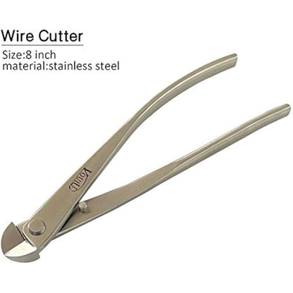 vouiu 6-Piece Bonsai Tool Set,Knob Cutter,Trunk Splitter,Concave Cutter,Wire Cutter,Jin Pliers,Bonsai Scissors