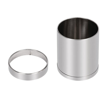 Bolero Commercial Round Stainless Steel Waste Paper Bin 10.2Ltr CF130