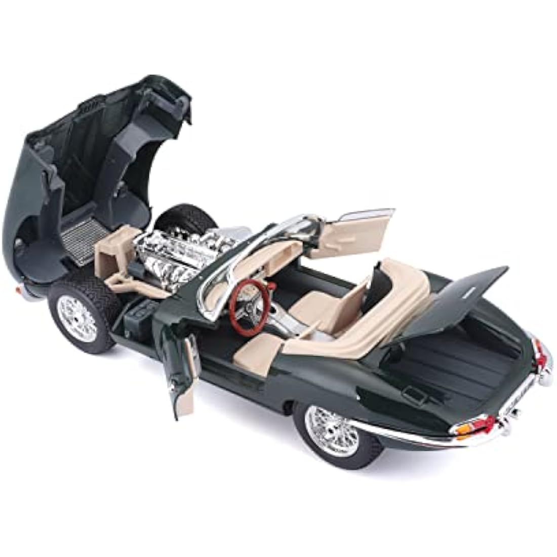 Bburago 1:18 Gold Jaguar "E" Cabriolet (1961)