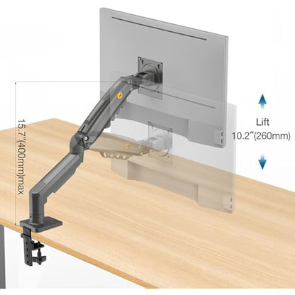 NB North Bayou Monitor Arm Desk Mount for 17-30 Inch Computer Screens, Monitor Mount Load Max 9 kg VESA 75 & 100 mm F80