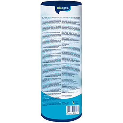 Biokatʼs Deo Pearls Cotton Blossom - Scented cat litter additive for freshness and solid clumps in the litter tray - 6 tubes (6 x 700 g)