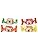 HiCollections Pack of 2 New Berry Fruits Jewels 2 x 300g, Orange, Lime