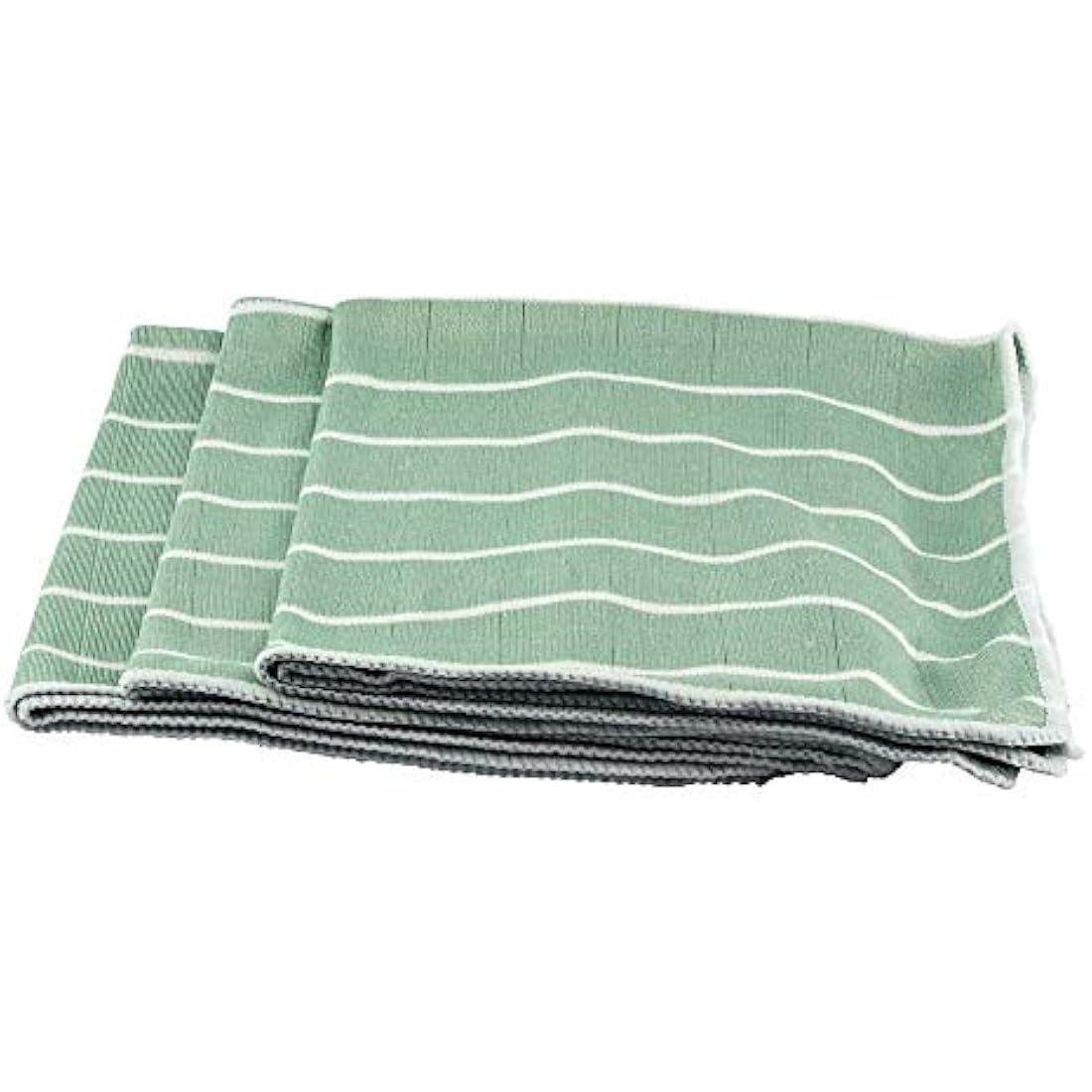 Bamboo Towel Set – For Streak-Free Glass and Window Cleaning – With one Drying Cloth, Small and Large Cleaning Pads, and 3 Bamboo Towels