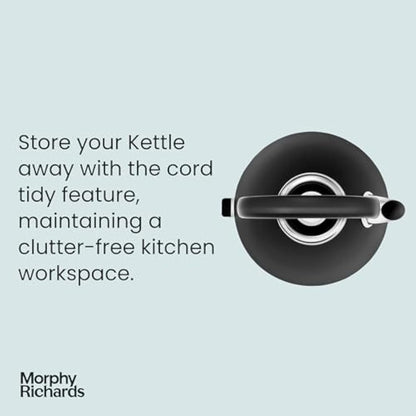 Morphy Richards 100131 Venture Pyramid Kettle Black