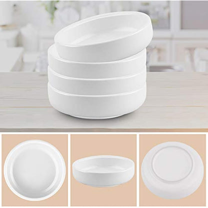 Cyimi 3.5" Ceramic Dipping Sauce Dishes Small Porcelain Soy Side Dish Sauce Bowls White Dipping Bowls Dinnerware Sets Sauces Dessert Snack Serving Dishes Set of 4