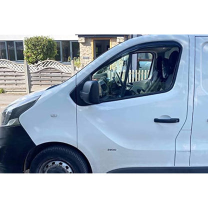 AUTO CLOVER Wind Deflectors Set for Vauxhall/Opel Vivaro MK2 2015-2019 (2 pieces)