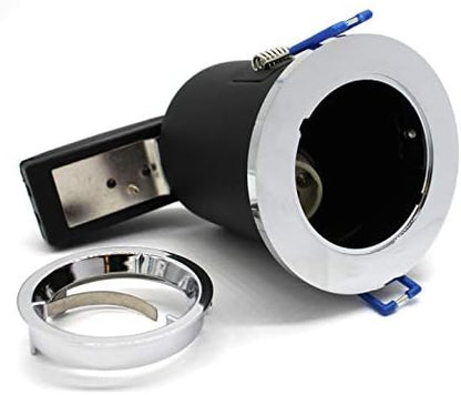 10 X Sanlumia LED Fire Rated Downlight Can GU10 Recessed Ceiling Twist & Lock Downlight IP20 Chrome