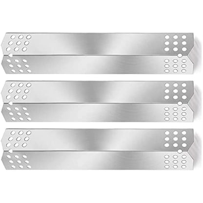 GFTIME 37cm Heat Plate for Beefeater 3, Napoleon, Nexgrill, Grillmaster, Charbroil, Broilmaster, Stainless Steel Flame Tamer, Heat Shield, 3 Pack