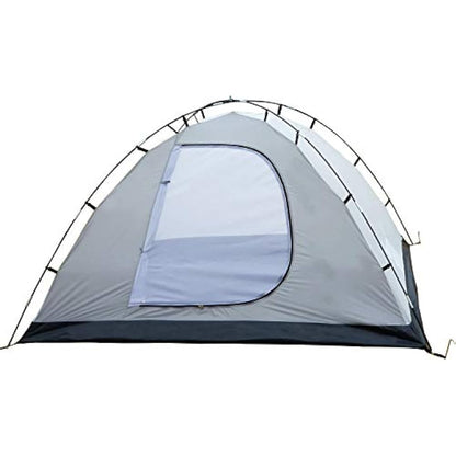 SAFACUS 3-4 Person Dome Camping Tent, Double layer, Full Waterproof Holiday Family 3 to 4 Man Tent, Easy to Set Up for Outdoors Hiking Fishing Traveling Beach Vacation
