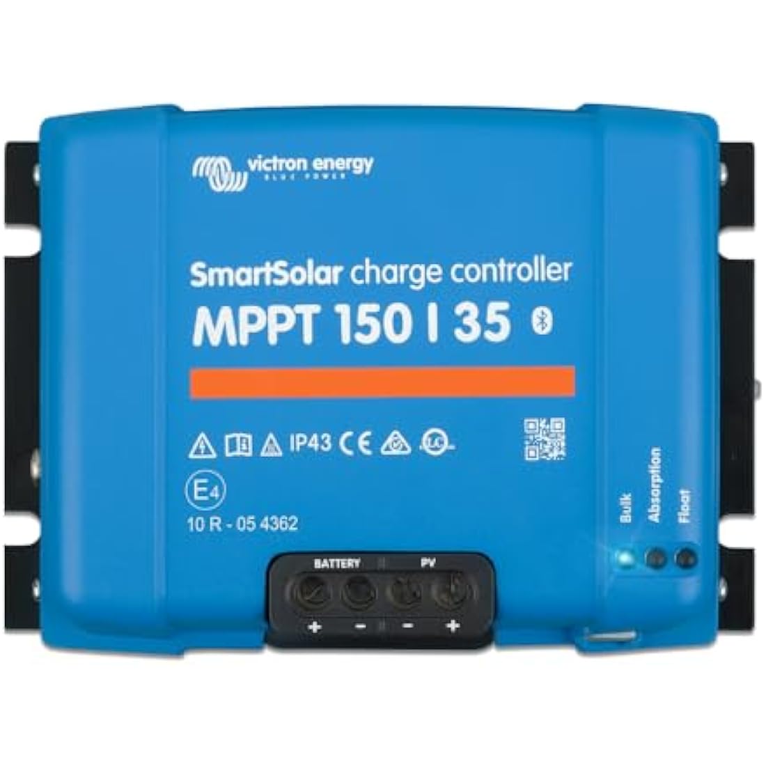 Victron Energy SmartSolar MPPT Solar Charge Controller (Bluetooth) - MPPT Charge Controller for Solar Panels - 150V 35 amp 12/24/36/48-Volt