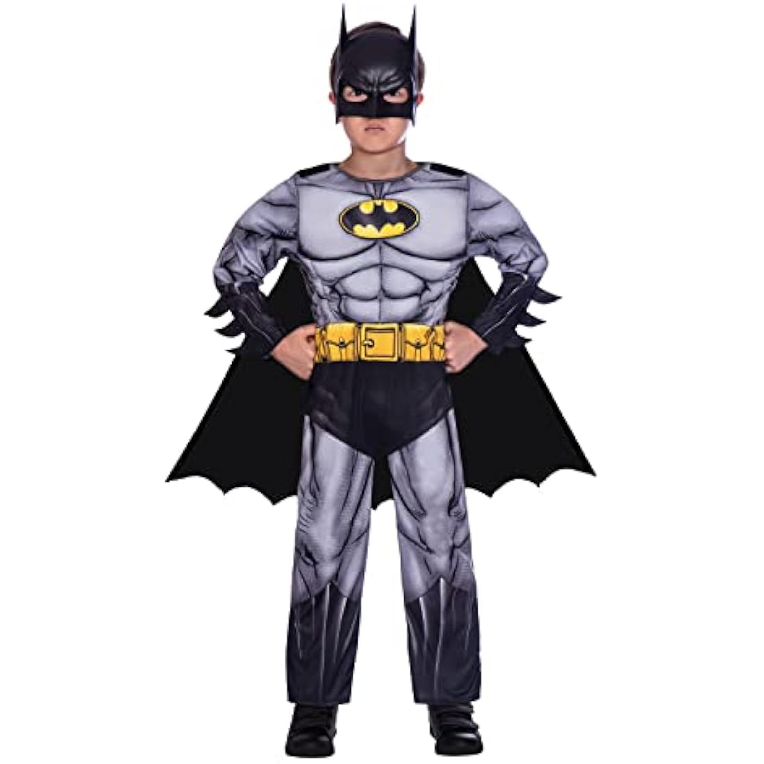 amscan (PKT) (Fix 8/8**(25) (9906058) Child Boys Batman Classic Costume (10-12yr) - (BL1238)