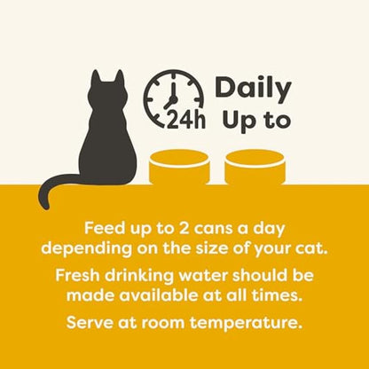 Applaws 100% Natural Wet Cat Food, Chicken with Cheese in Broth, 70 g Tin Cans (Pack of 24)